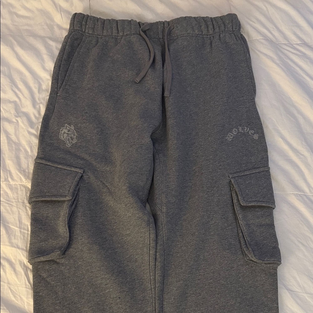 Darc Sport Gray Cargo Sweatpants Joggers